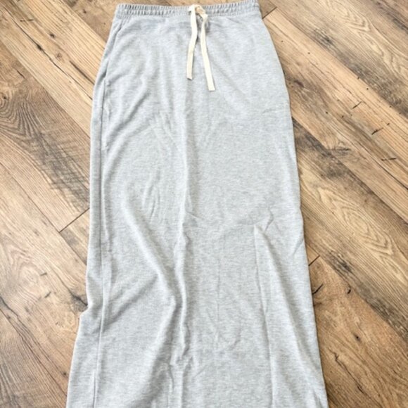 Dreamy Days Fleece Drawstring Maxi Skirt NWT - (M) - Picture 6 of 8